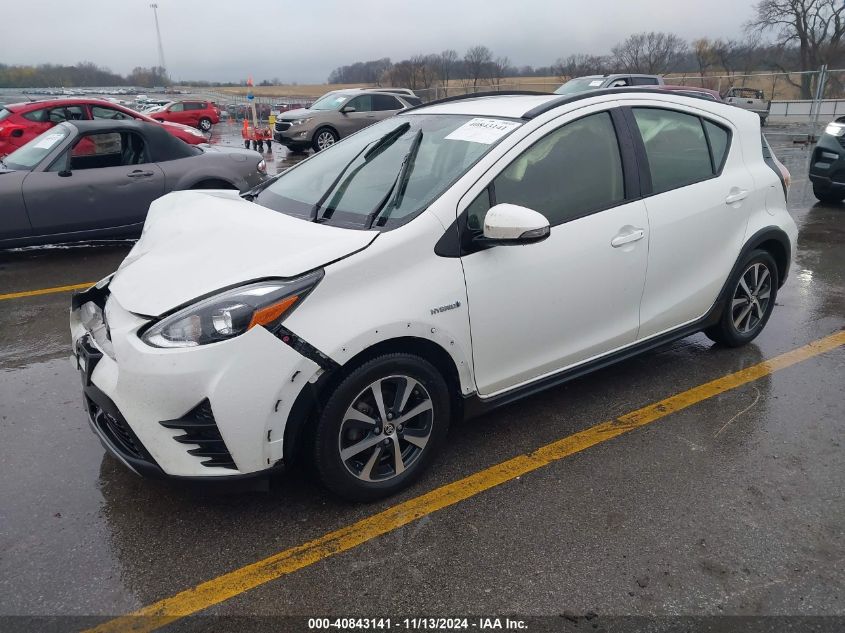 2018 Toyota Prius C Two VIN: JTDKDTB34J1619038 Lot: 40843141