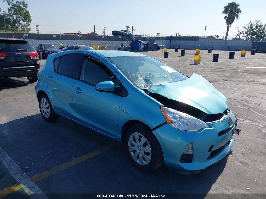 VIN JTDKDTB34E1079969 2014 Toyota Prius, C Two no.1