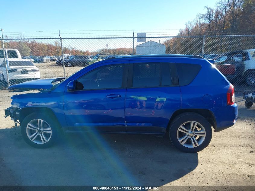 2014 Jeep Compass Latitude VIN: 1C4NJCEB3ED698750 Lot: 40843153