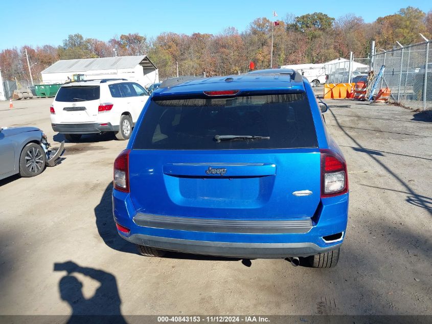 2014 Jeep Compass Latitude VIN: 1C4NJCEB3ED698750 Lot: 40843153