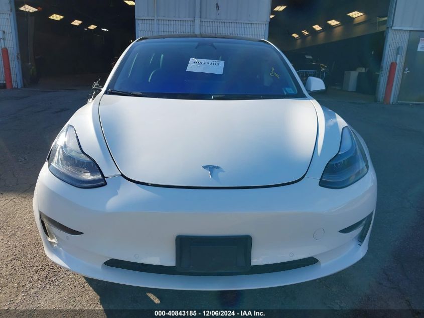 2022 Tesla Model 3 Long Range Dual Motor All-Wheel Drive VIN: 5YJ3E1EB2NF287638 Lot: 40843185