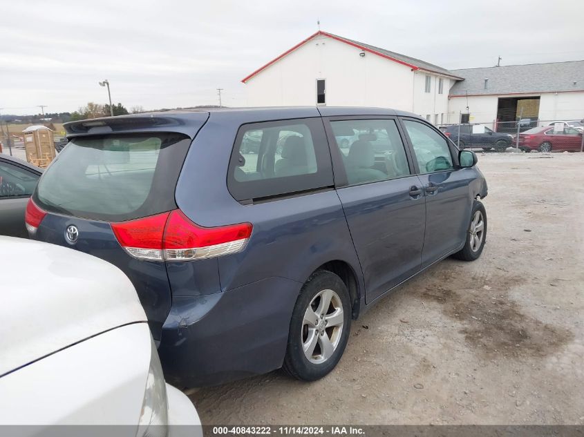 VIN 5TDZK3DC2ES457985 2014 Toyota Sienna, L V6 7 Pa... no.4