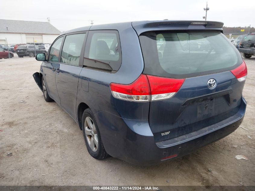 VIN 5TDZK3DC2ES457985 2014 Toyota Sienna, L V6 7 Pa... no.3