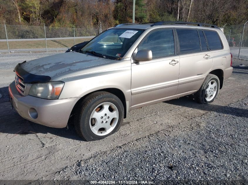 2007 Toyota Highlander Limited V6 VIN: JTEEP21A770189269 Lot: 40843234