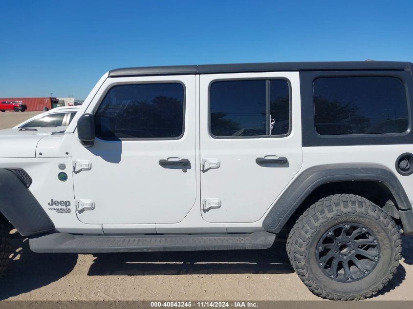 2020 Jeep Wrangler Unlimited Sport S 4X4 VIN: 1C4HJXDG2LW237722 Lot: 40843245