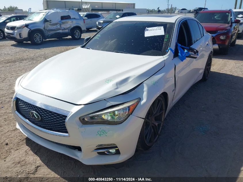 2016 Infiniti Q50 3.0T Premium VIN: JN1EV7AP7GM300300 Lot: 40843250