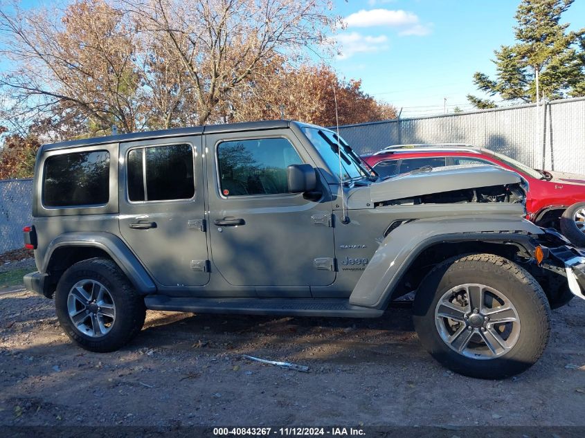 2020 Jeep Wrangler Unlimited Sahara VIN: 1C4HJXEN5LW191235 Lot: 40843267