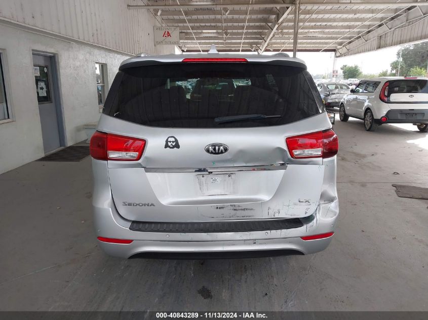 2016 Kia Sedona Lx VIN: KNDMB5C16G6163191 Lot: 40843289