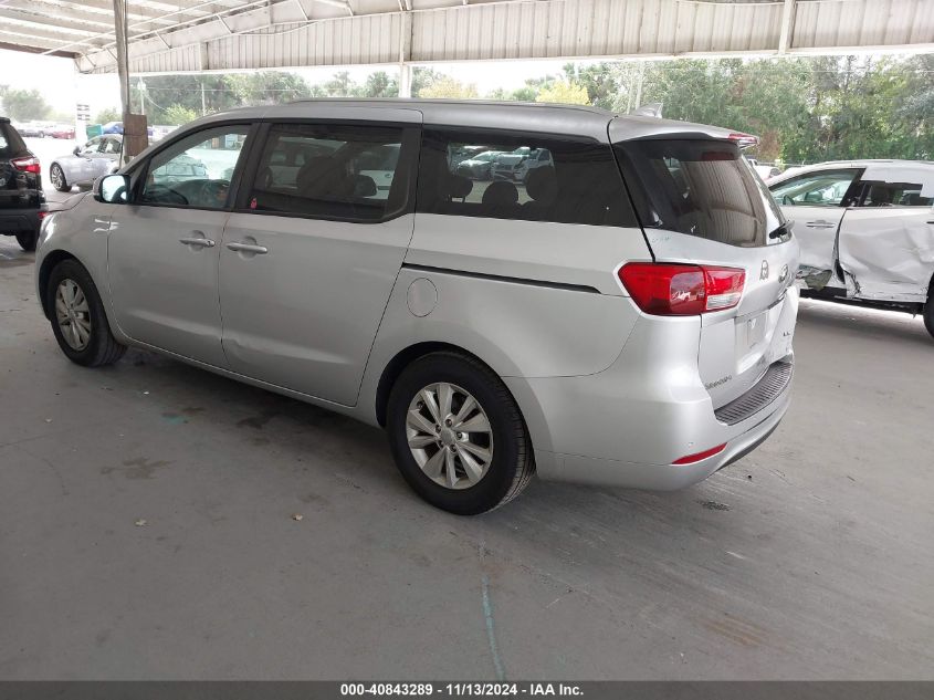 2016 Kia Sedona Lx VIN: KNDMB5C16G6163191 Lot: 40843289