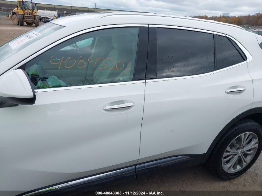 2022 Buick Envision Fwd Preferred VIN: LRBAZLR47ND027437 Lot: 40843303