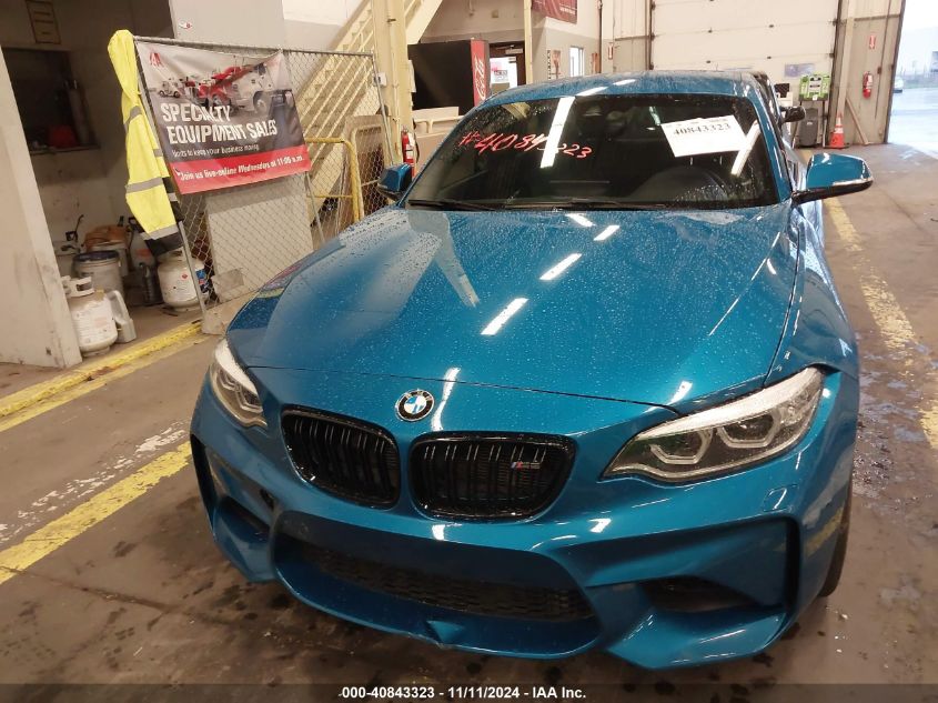 2018 BMW M2 VIN: WBS1J5C55JVD35955 Lot: 40843323