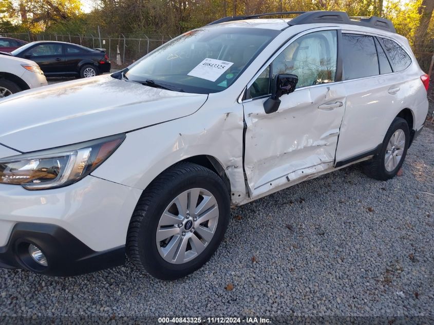 2019 Subaru Outback 2.5I Premium VIN: 4S4BSAFC1K3222067 Lot: 40843325