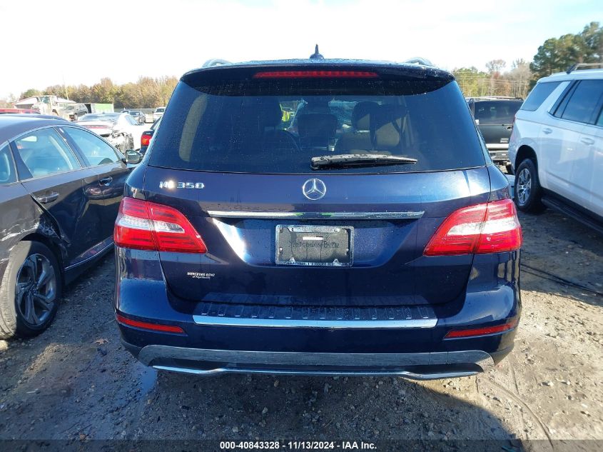 2015 Mercedes-Benz Ml 350 VIN: 4JGDA5JB8FA598753 Lot: 40843328