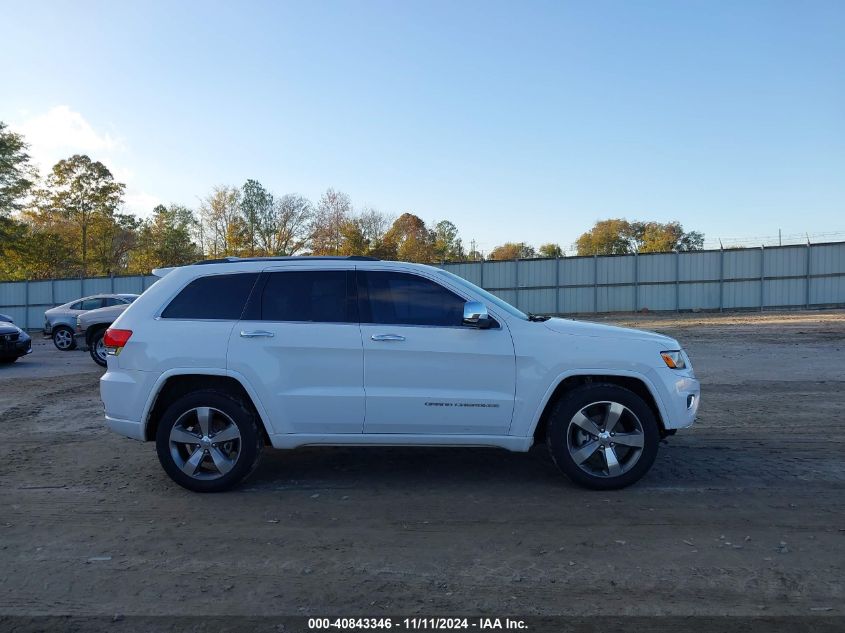 2016 Jeep Grand Cherokee Overland VIN: 1C4RJECG6GC329322 Lot: 40843346