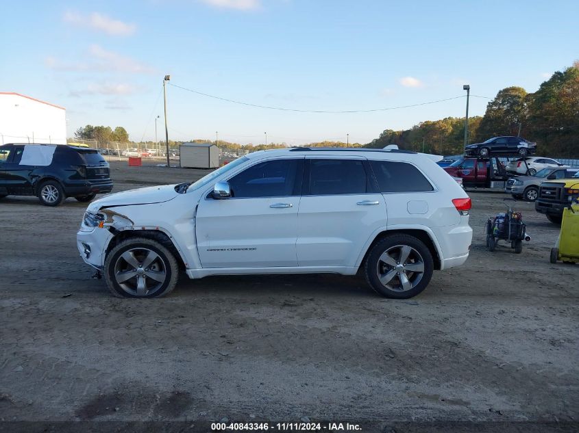 2016 Jeep Grand Cherokee Overland VIN: 1C4RJECG6GC329322 Lot: 40843346