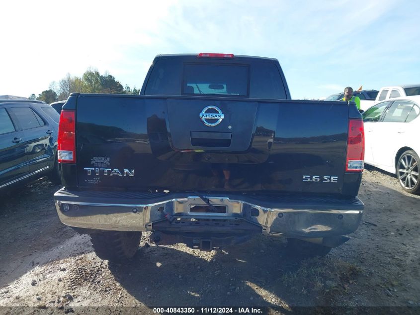 2008 Nissan Titan Se VIN: 1N6AA07CX8N326272 Lot: 40843350