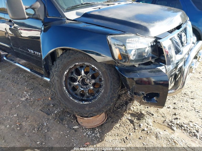 2008 Nissan Titan Se VIN: 1N6AA07CX8N326272 Lot: 40843350