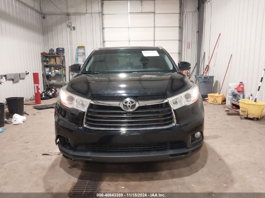 2014 Toyota Highlander Xle V6 VIN: 5TDJKRFH1ES048000 Lot: 40843359