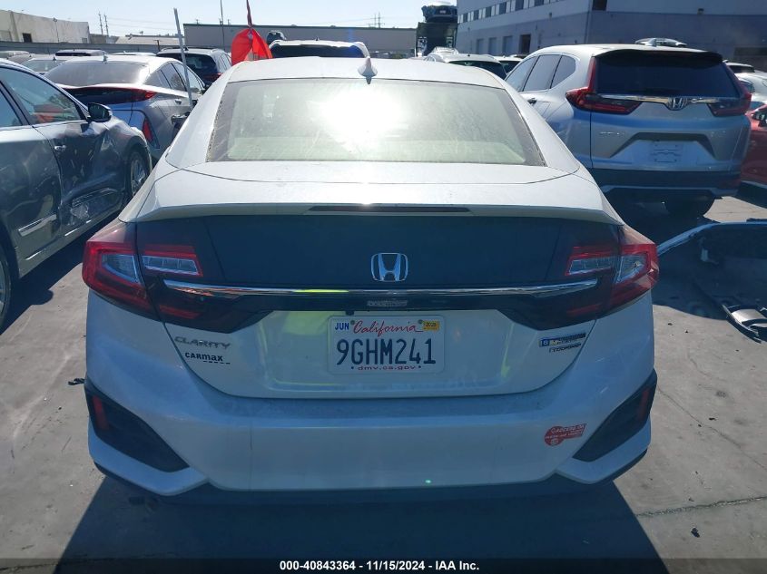 2018 Honda Clarity Plug-In Hybrid Touring VIN: JHMZC5F38JC011453 Lot: 40843364