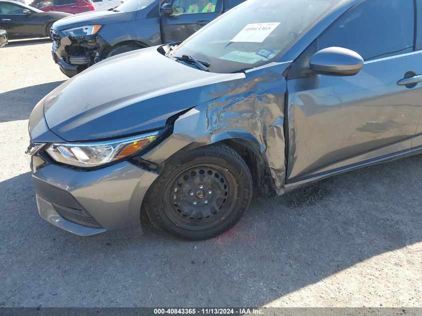 2020 Nissan Sentra S Xtronic Cvt VIN: 3N1AB8BV0LY308059 Lot: 40843365