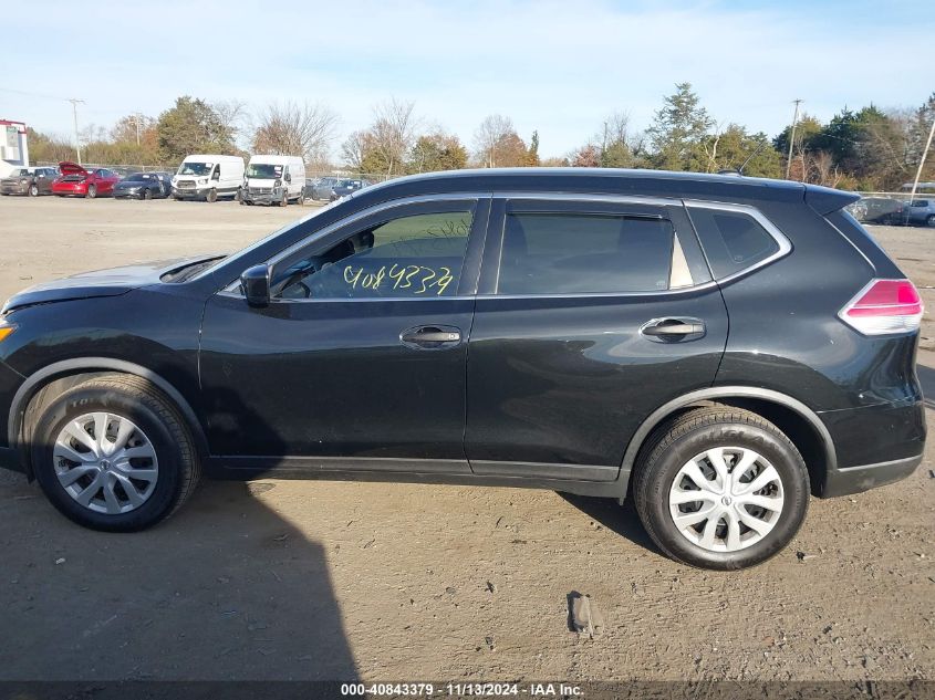 2016 Nissan Rogue S VIN: KNMAT2MV7GP622108 Lot: 40843379