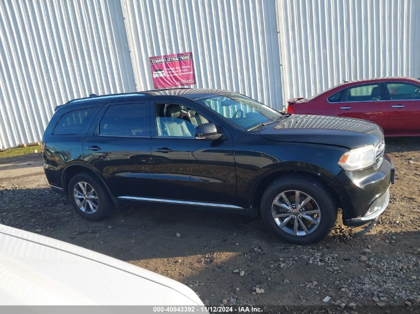 2015 Dodge Durango Limited VIN: 1C4RDHDG6FC743030 Lot: 40843392