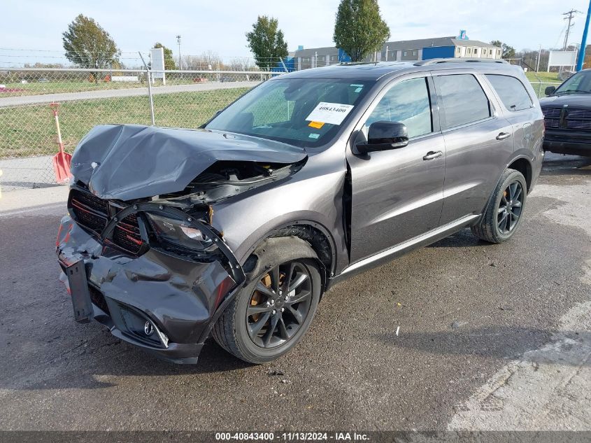 2018 Dodge Durango Gt Awd VIN: 1C4RDJDG3JC496369 Lot: 40843400