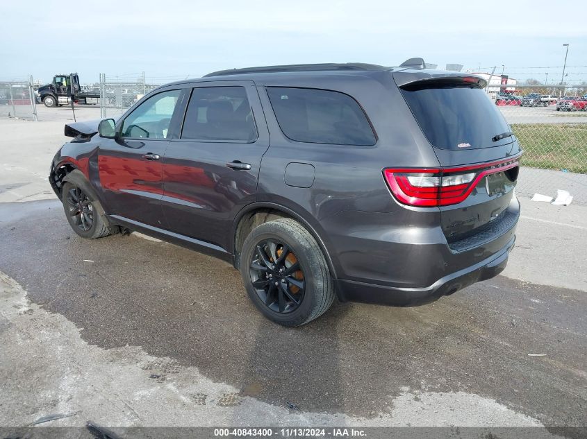 2018 Dodge Durango Gt Awd VIN: 1C4RDJDG3JC496369 Lot: 40843400