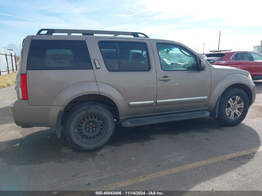 2008 Nissan Pathfinder Le VIN: 5N1AR18B78C639133 Lot: 40843406