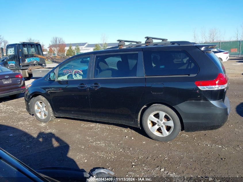 2012 Toyota Sienna Le V6 8 Passenger VIN: 5TDKK3DCXCS181151 Lot: 40843409