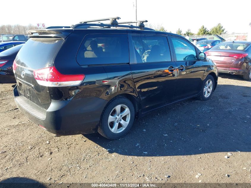 2012 Toyota Sienna Le V6 8 Passenger VIN: 5TDKK3DCXCS181151 Lot: 40843409