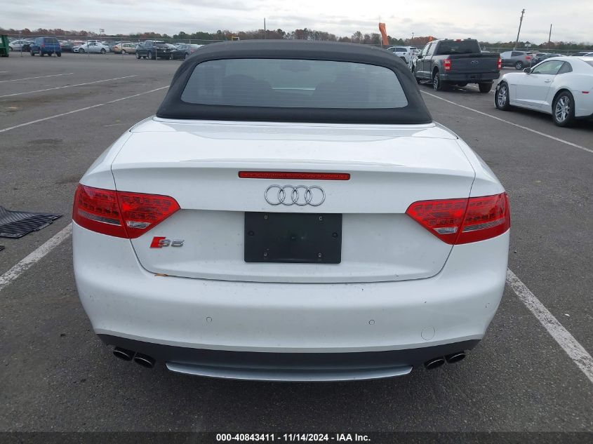 2012 Audi S5 3.0 Premium Plus VIN: WAUCGAFH8CN001882 Lot: 40843411