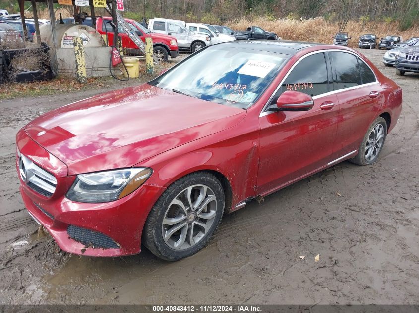 VIN 55SWF4JBXGU174359 2016 Mercedes-Benz C 300, Lux... no.2