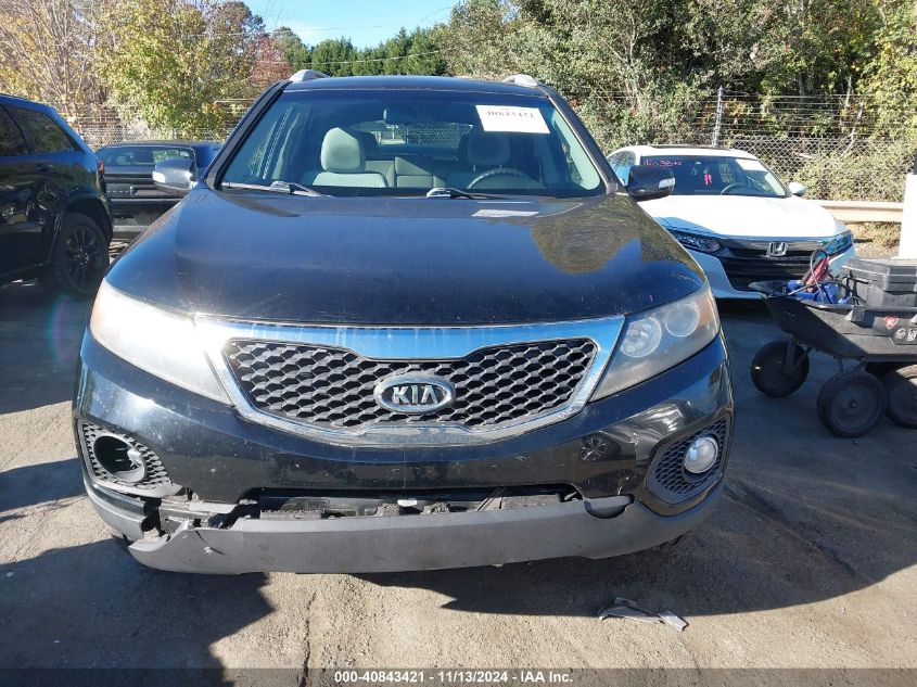 2013 Kia Sorento Lx VIN: 5XYKT3A6XDG424287 Lot: 40843421