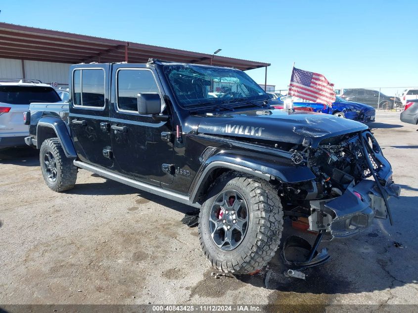 2023 Jeep Gladiator Willys 4X4 VIN: 1C6HJTAG4PL577742 Lot: 40843425