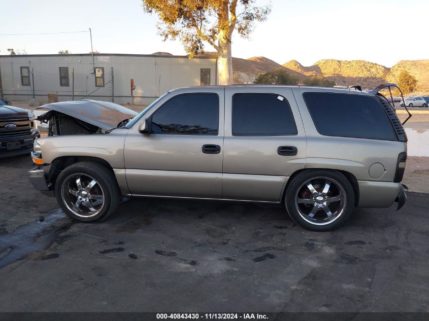 2002 Chevrolet Tahoe Ls VIN: 1GNEC13TX2R167383 Lot: 40843430