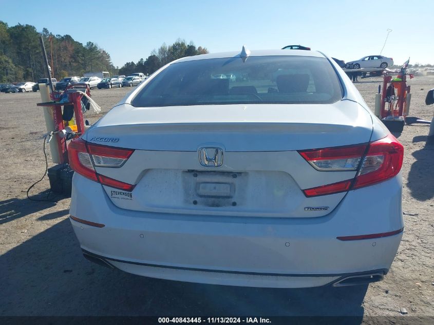 2018 Honda Accord Touring VIN: 1HGCV1F9XJA057944 Lot: 40843445