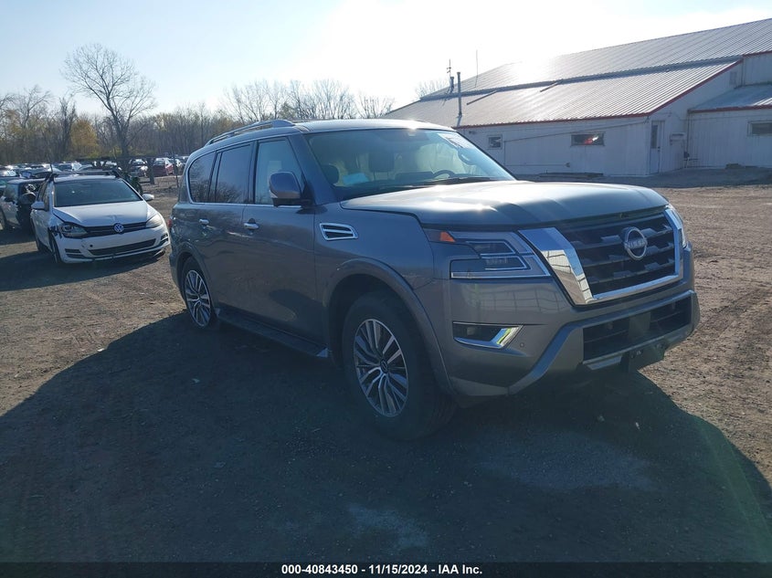 Vin: jn8ay2bd3r9705591, lot: 41333065, nissan armada sl 4wd 2024 img_1