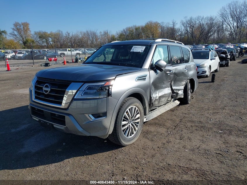 Vin: jn8ay2bd3r9705591, lot: 41333065, nissan armada sl 4wd 20242