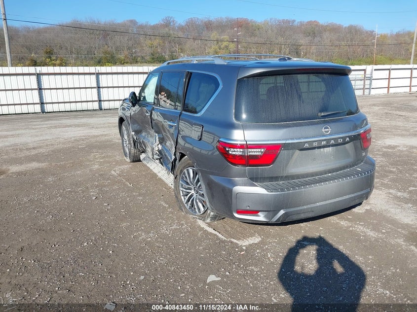 Vin: jn8ay2bd3r9705591, lot: 41333065, nissan armada sl 4wd 20243
