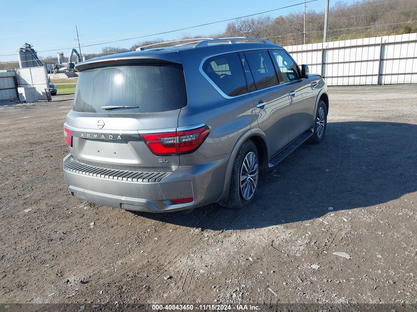 Vin: jn8ay2bd3r9705591, lot: 41333065, nissan armada sl 4wd 20244