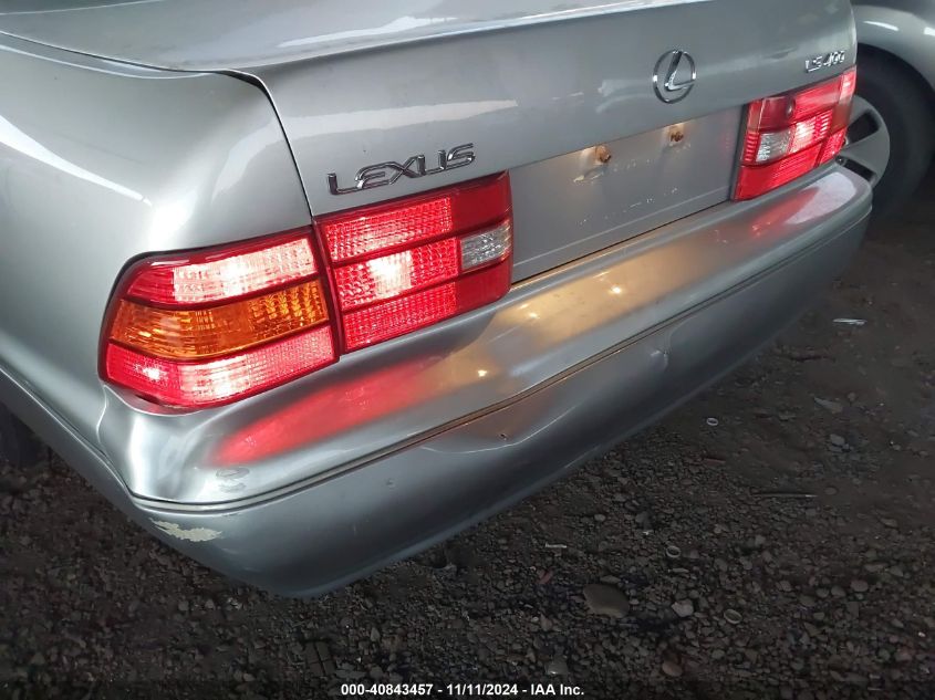 1999 Lexus Ls 400 VIN: JT8BH28F3X0156824 Lot: 40843457