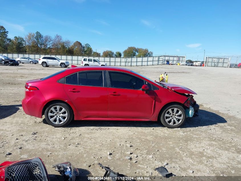 2020 Toyota Corolla Le VIN: 5YFEPRAE2LP081867 Lot: 40843481