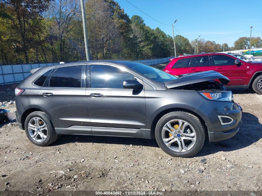 2018 Ford Edge Titanium VIN: 2FMPK3K97JBB20685 Lot: 40843482