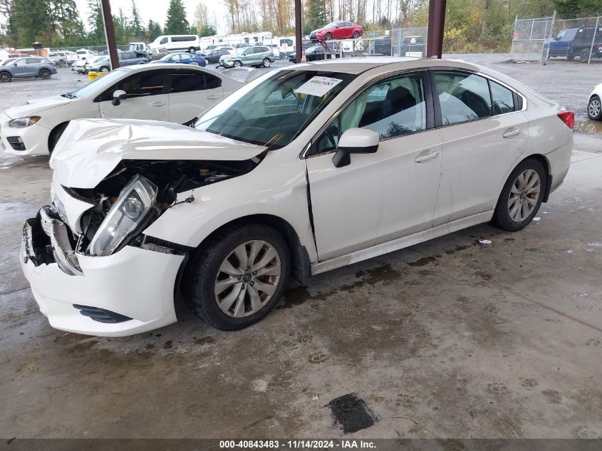 2016 Subaru Legacy 2.5I Premium VIN: 4S3BNAC64G3038243 Lot: 40843483