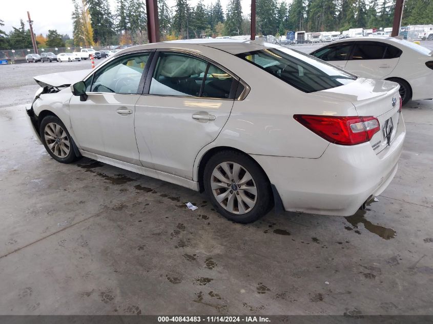 2016 Subaru Legacy 2.5I Premium VIN: 4S3BNAC64G3038243 Lot: 40843483