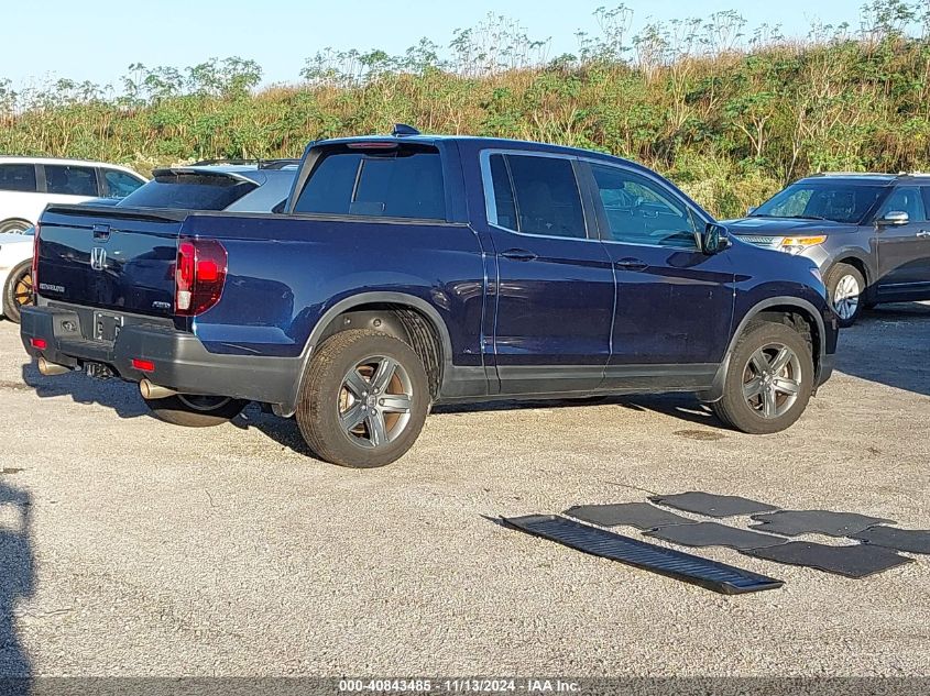 2023 Honda Ridgeline Rtl VIN: 5FPYK3F53PB001759 Lot: 40843485