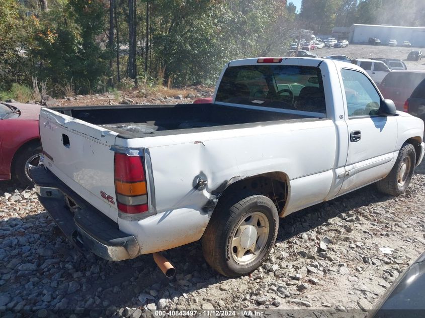 2004 GMC Sierra 1500 Sle VIN: 1GTEC14VX4Z106546 Lot: 40843497