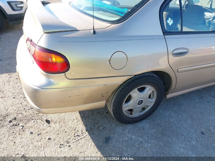 2001 Chevrolet Malibu Ls VIN: 1G1NE52J11M567864 Lot: 40843515