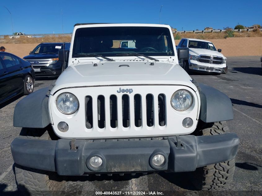 2017 Jeep Wrangler Unlimited Sport 4X4 VIN: 1C4BJWDG0HL518071 Lot: 40843527